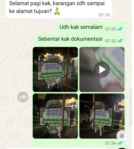 Pengiriman Papan Bunga Selamat Wonorejokulon Butuh