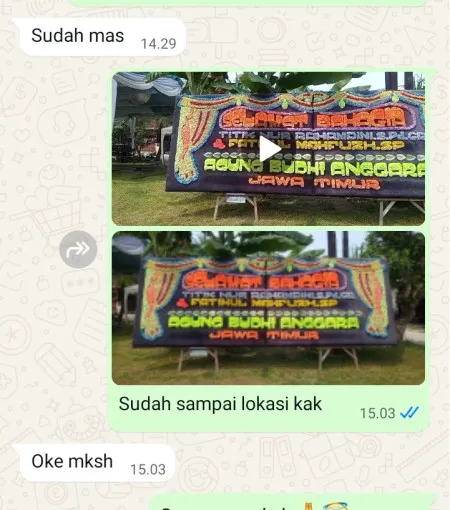 Pengiriman Papan Bunga Wonorejokulon Butuh