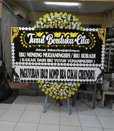 Papan Bunga Duka Wonorejokulon Butuh